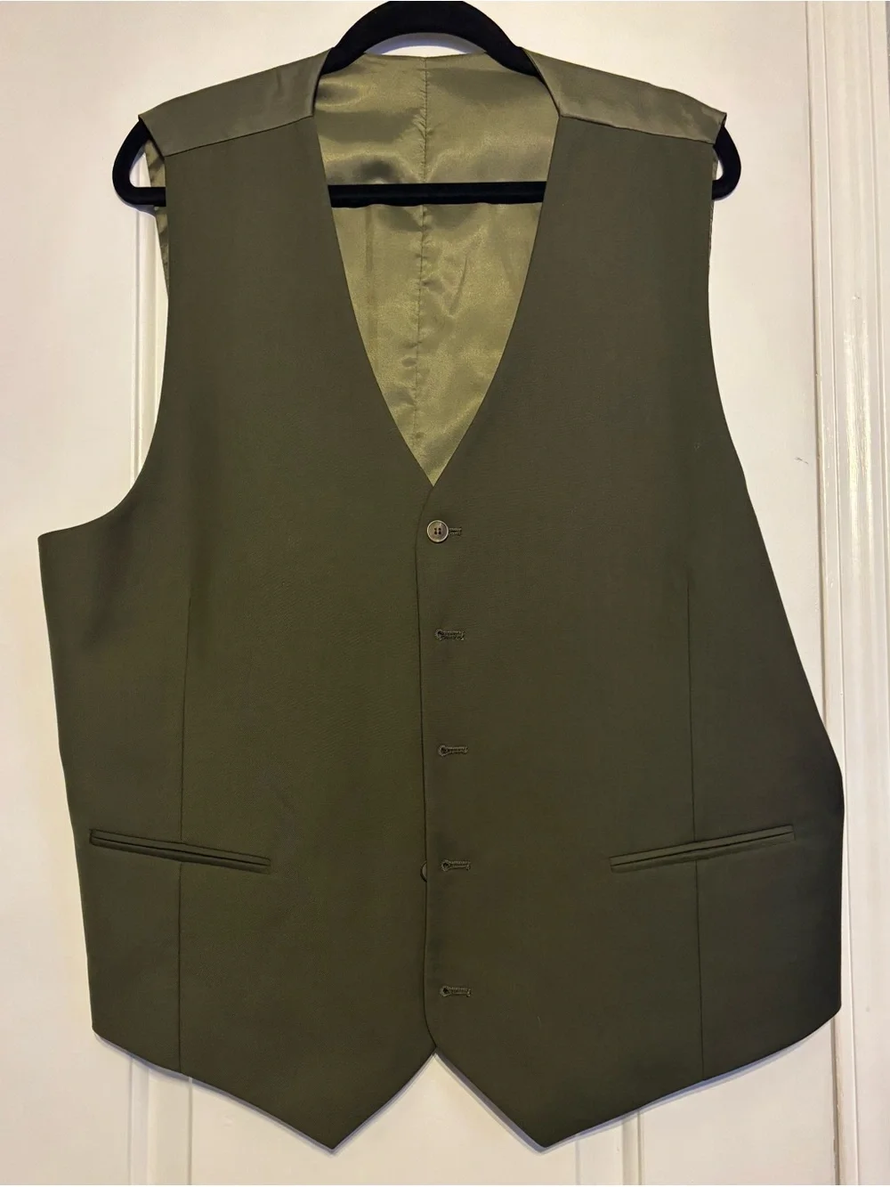 Stacy Adams Olive Green Men's 3-piece Suit